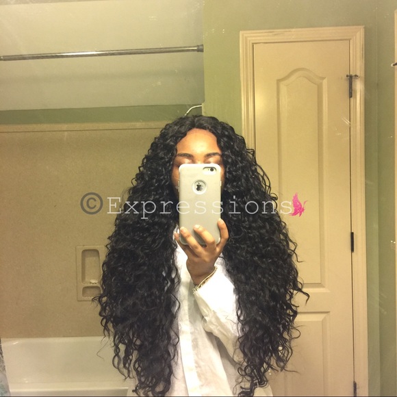 Long Curly Lace Front Wig - Picture 5 of 8